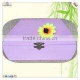 Small Colorful Round Corner Wooden Jewellery Packaging Box thumbnail-2