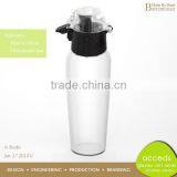 High Quality Pyrex Glass Sport Large Mouth Drinking Bottle thumbnail-1