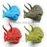 Resin Wall Animal Head Mount Triceratops Dinosaur Head thumbnail-1