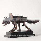 Decorative Resin Fake Triceratops Dinosaur Fossils Figurine thumbnail-2