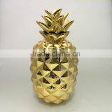 Home Decor 2016 Ceramic Electroplated Pineapples Wholesale thumbnail-1