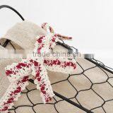 Small Rustic Tall Wire Basket With Handle for Storage thumbnail-3