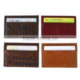 Top Grain Leather in Top Quality Leather Card Holder 5-slot Credit Card Holder for Business thumbnail-3