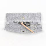 Wholesale Cheap Fancy Felt Zipper Pencil Bag thumbnail-2