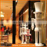 White Special Design Fiberglass Life Size Soldier Statues for Sale thumbnail-2