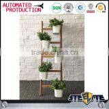Steelite Garden Wood Flower Rack Flower Display Shelf thumbnail-4