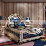 French Style Prince Dark Blue Hand Painting Classic & Unique Boys Kids Bedroom Furniture - BF07-70347 thumbnail-1