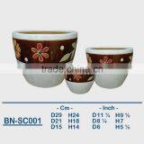 Vietnamese Ceramic Indoor Pot/ Indoor Planter BN-SC001 thumbnail-1