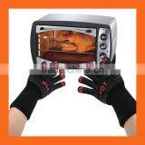 OEM Design Promotion Gift BBQ Gloves Extreme Heat Resistant Long Forearm Safety Protection Oven Grill Cooking Glove thumbnail-1