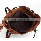 Promotional Tote Bags Office Lady Bag Fashion Shoulerbag Light Brown Women Tote Bag thumbnail-3
