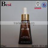 20ml Amber Pyramid Shape Brown Glass Dropper Bottle for Essential Oil thumbnail-6