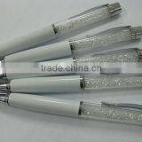 Very Cheapest !!! Metal White Jumbo Crystal Diamond New Ball Pen/promotional Ball Pen/shining Ball Pen thumbnail-2