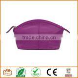 Leather Cosmetic Pouch Fuchsia thumbnail-1