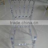 Outdoor Clear Resin Napoleon Chair for Wedding thumbnail-1
