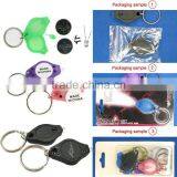 Plastic Promotional Blue Light Wholesale Price Customized LED Keychain thumbnail-5