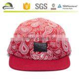 100% Wool High Qulit 5 Panel Caps With Woven Label thumbnail-4