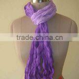 Ombre Dyed Cotton Scarf thumbnail-1