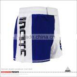 BLUE AND WHITE PRINTED MMA SHORTS WITH HIGH QUALITY AND FASHION DESIGN thumbnail-5