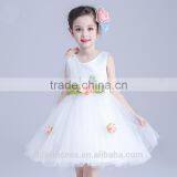 Summer Sleeveless Dresses for Girls 11 Year Pink Yellow White Floral Children's Night Dress thumbnail-2