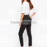 New Model Jeans Pants Wholesale China Ripped Damaged Jeans thumbnail-2