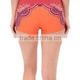 Women Swimming Pants Printing Dry Fit Sports Shorts thumbnail-3