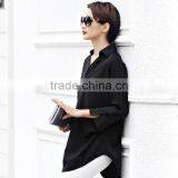 High Quality Europe Style Fashion Plus Size Loose White Dress Shirts for Ladies thumbnail-4