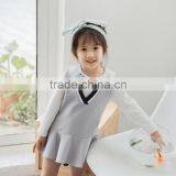 S60617B 2017 New Autumn Baby Girl Dress Cotton v Neck Summer Casual Clothers for 3-8 Y thumbnail-4