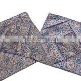 Beautiful Handmade Zari Pillowcases Indian Vintage Fabric Decorative Covers thumbnail-2