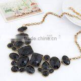 CHARM CRYSTAL FLOWER CHOKER CHUNKY STATEMENT BIB PENDANT CHAIN COLLAR NECKLACE thumbnail-4