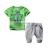 Wholesale Summer Cotton Printing Boys Kids Clothes Clothing Set thumbnail-5