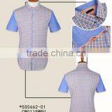 100% Cotton Checked Slim Fit Summer Shirts for Men thumbnail-2