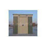 4' x 8' ft Metal Pent Shed , Sunor Garden Tools Storage Sheds With Powder Coated Frame thumbnail-1