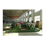 Bolt Adjustment Pipe Turning Rolls , 150 Ton Cylinder Welding Rotator in Green