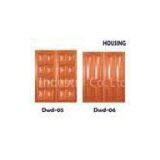 Crash-resistant Timber Composite Doors With Locks , Handles