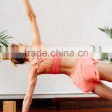 Women's Sexy Light Support Cross Strappy Yoga Sports Bra thumbnail-4