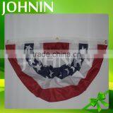 Wholesale Outdoor Custom Printed 4th of July Decoration Cotton Stars & Stripes 5 Stripe Bunting thumbnail-2