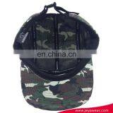 Hot Sell Camo Pattern Military Cap 5 Panel Baseball Cap With Embroidery Patch in Front thumbnail-5