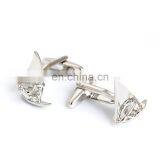 Silver Color Fashion Boat Design Copper Material Cufflinks thumbnail-2