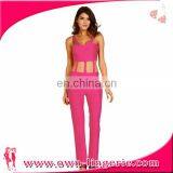 Sexy Rompers Light Blue Women Sexy Deep V-neck Jumpsuits Newest Style Jumpsuit thumbnail-3