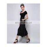 New Fashion Dress Temperament Strip Pattern Empire Loose Pants for Women Wear thumbnail-3
