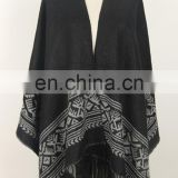 2016 new biack fashion tassel pashmina shawl wholesale
