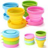 Silicone Folding Cup Bowl Set Telescopic Outdoor Tool Collapsible Machine thumbnail-4