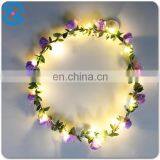2017 Beautiful Lighted Plastic Flower Garland Grown