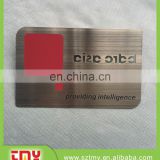 Laser cut metal credit card with printing