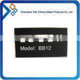 Custom Cheap Aluminum Labels,Self Adhesive Metal Sticker,metal Nameplate thumbnail-1
