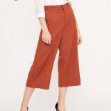 Fashionable Straight Cropped Pants Trousers