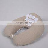 Hot Selling U Shape Eco Friendly Cotton Cover Memory Foam Filling Acupressure Neck Pillow thumbnail-3