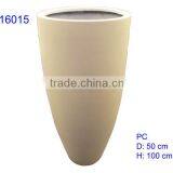 Tall Tapered Fiberglass Lacquered Planters | S0216015 thumbnail-1