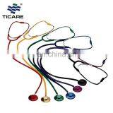 Hot Sale High Quality Coliured Personal Lime Green Single Head Stethoscope thumbnail-1