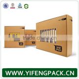 printed packaging cardboard boxes/custom printed shipping boxes/waxed corrugated cardboard boxes